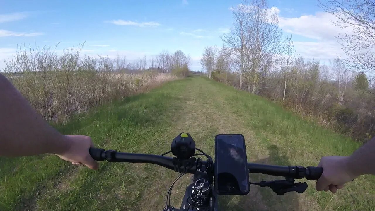 Single Track at Portage Point ( Fatback Rhino )
