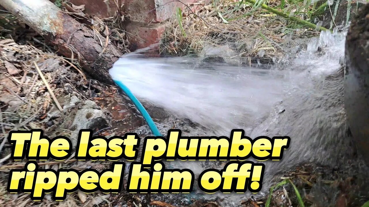 EXPLOSIVE Drain Unblocking after the last Plumber's half-assed effort!