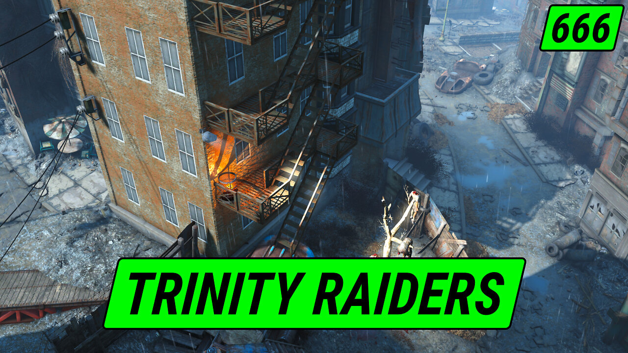 The Terrible TRINITY Raiders Camp | Fallout 4 Unmarked | Ep. 666