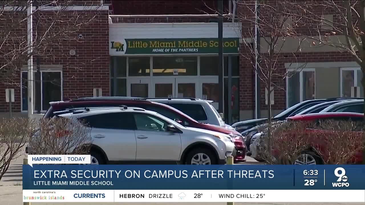 Extra security at Middle school after anonymous threat found