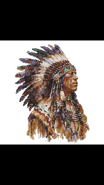 NATIVE AMERICAN Cross Stitch Pattern by Welovit | welovit.net | #welovit