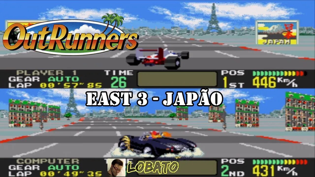 OutRunners (Mega Drive) - Trajeto: Japão