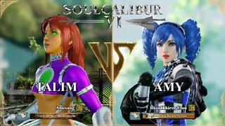 Talim (Âmesang) VS Amy (BloodThirstyEmu) (SoulCalibur™ VI: Online)