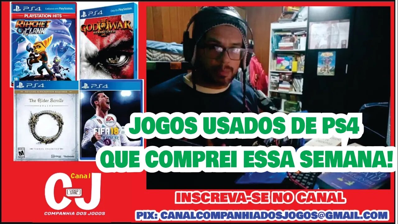 Jogos usados de PS4 que comprei essa semana!