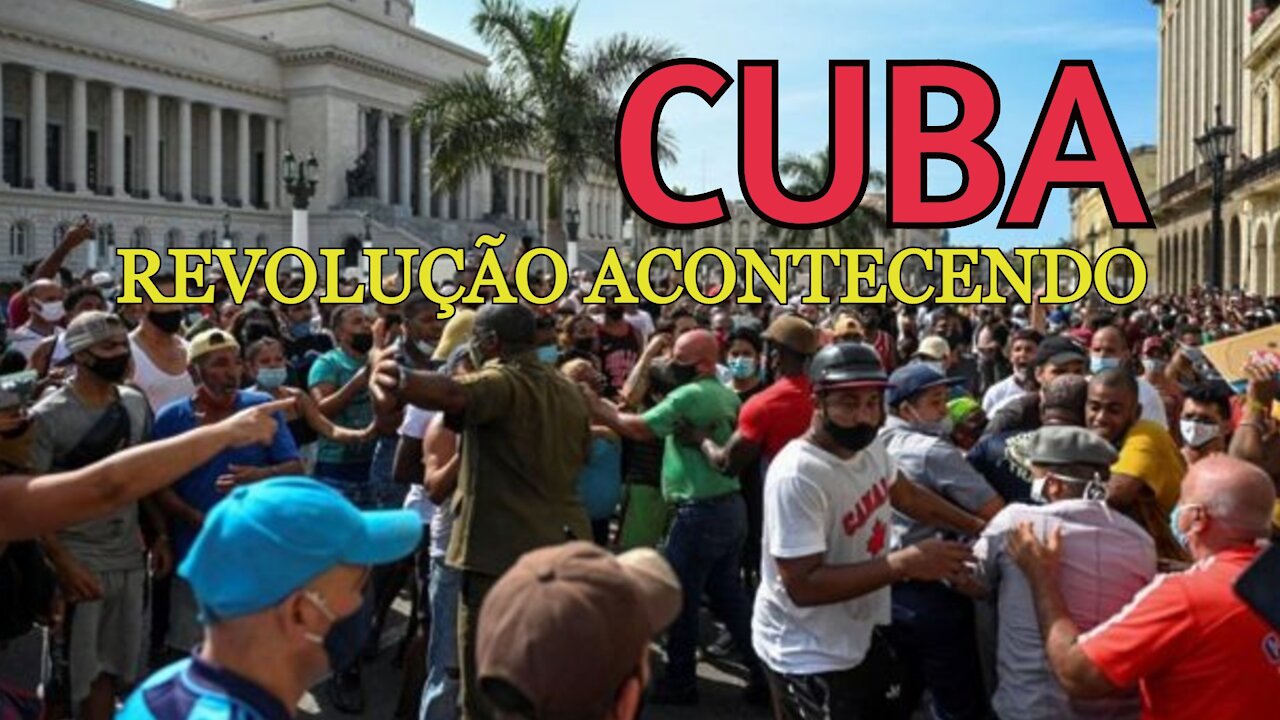 DOMINGÃO DE REVOLUÇÃO PELAS RUAS EM CUBA