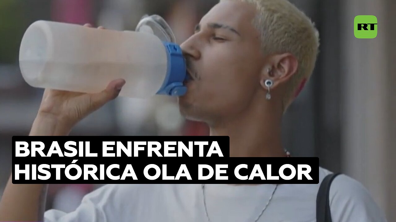 Alerta por ola de calor en Brasil