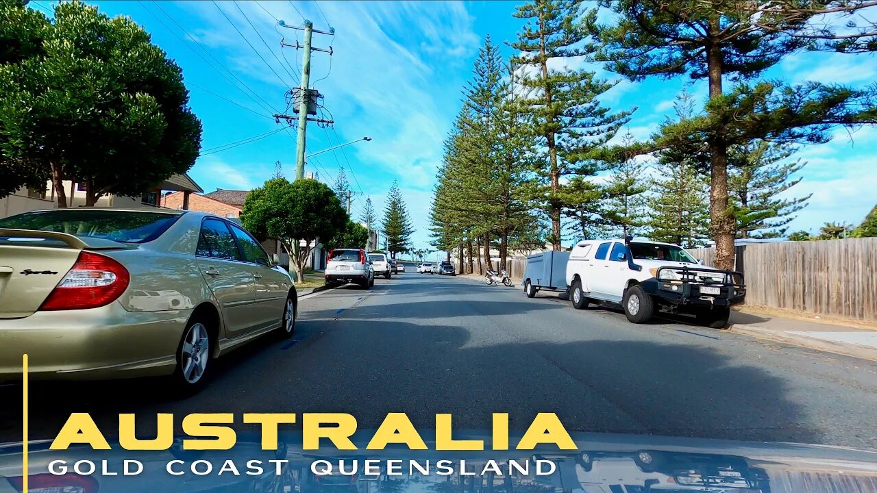 Driving in Palm Beach on the Gold Coast - QUEENSLAND