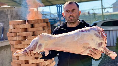 LAMB BAKED in a HANDMADE TANDOOR