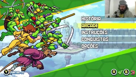 Jogando Até o Final - Teenage Mutant Ninja Turtles: Shredder's Revenge no Xbox Series S + Coop