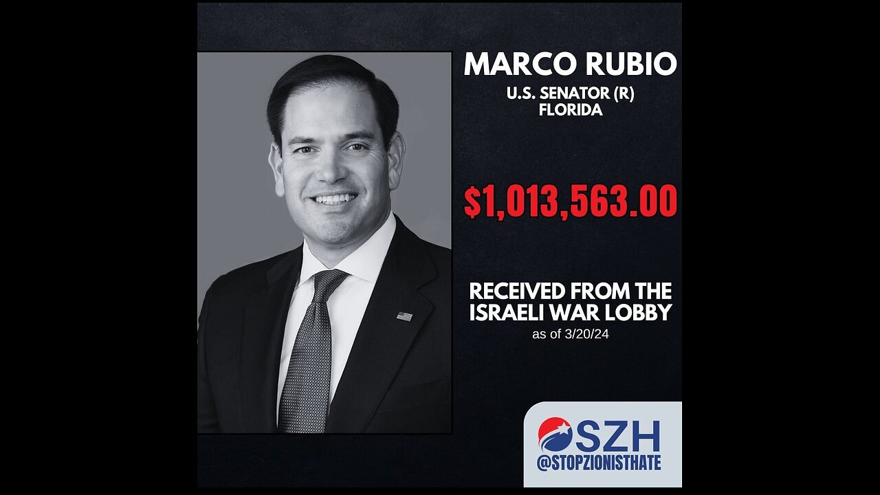 RINO and Neocon warmonger Marco Rubio is Trump’s Secretary of State..