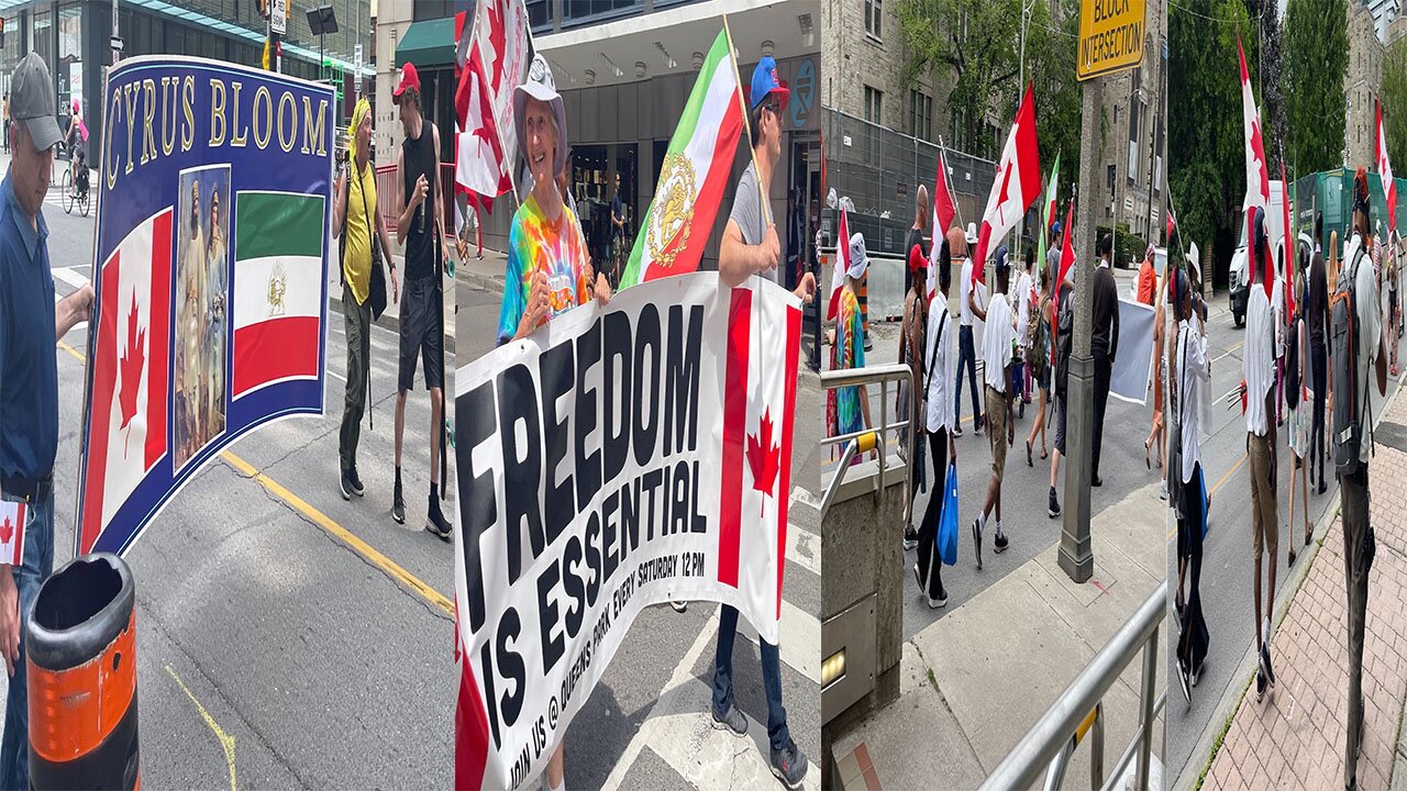 Raw Video: Toronto weekly freedom rally