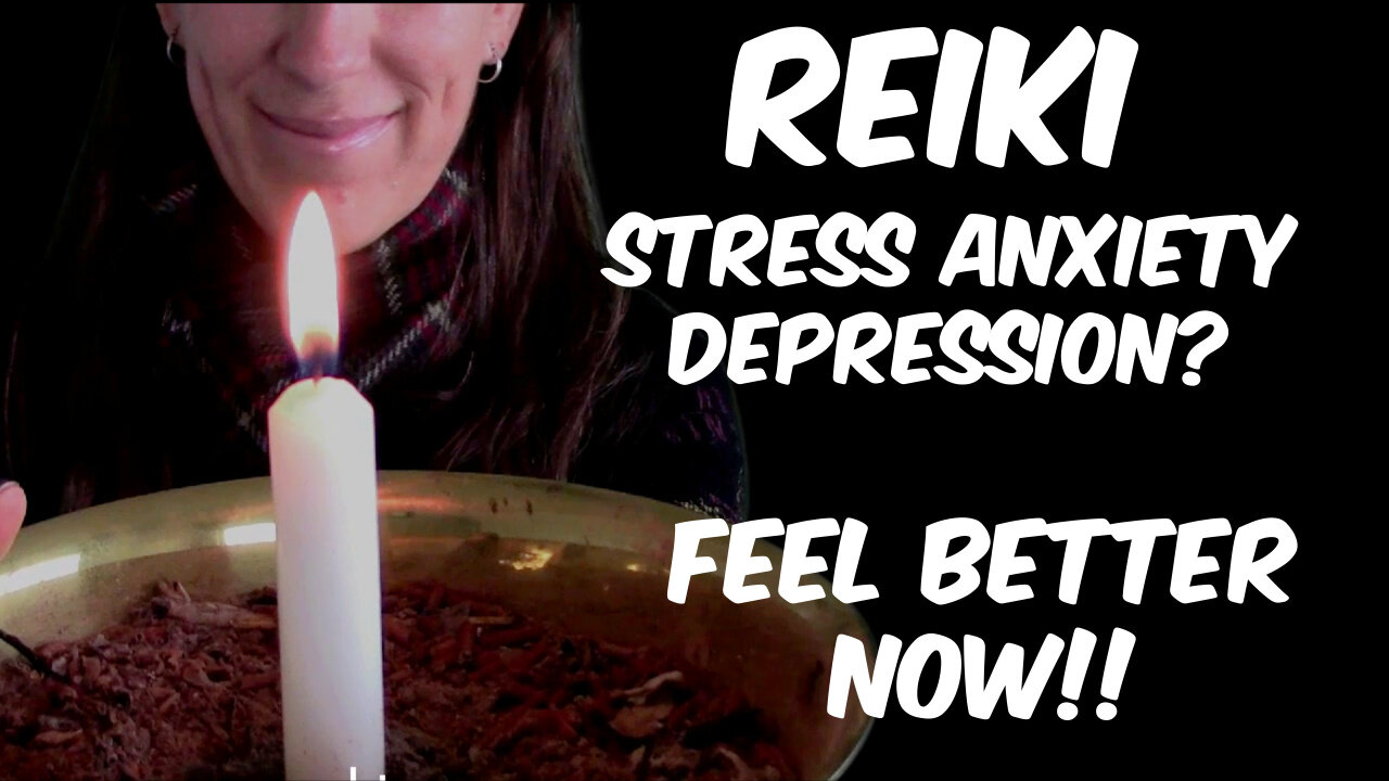 ASMR Reiki l Depression - Anxiety - Stress l Aura Clearing +5Hz Theta Waves l Uplifting Card Pull