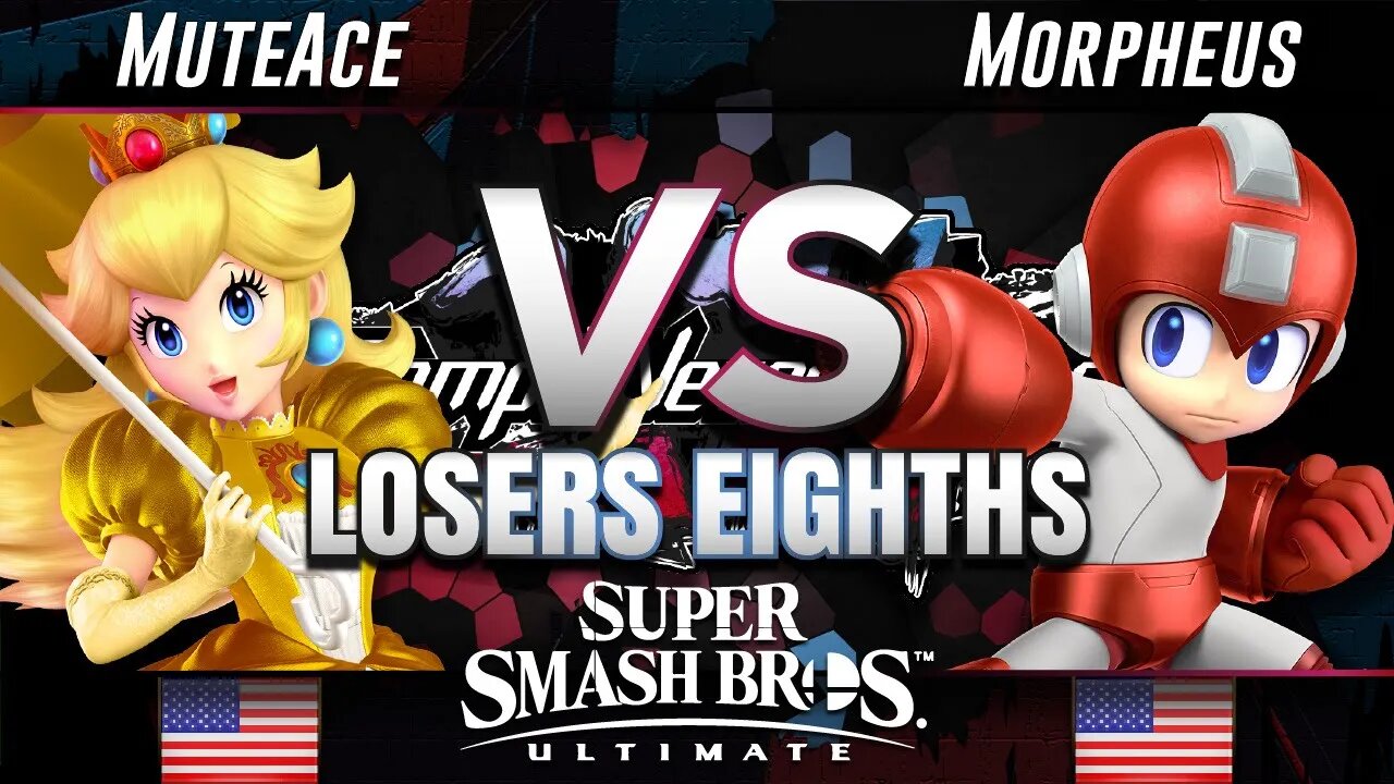 MuteAce (Peach) vs. Morpheus (Mega Man) - Ultimate Losers Eights - TNS 8