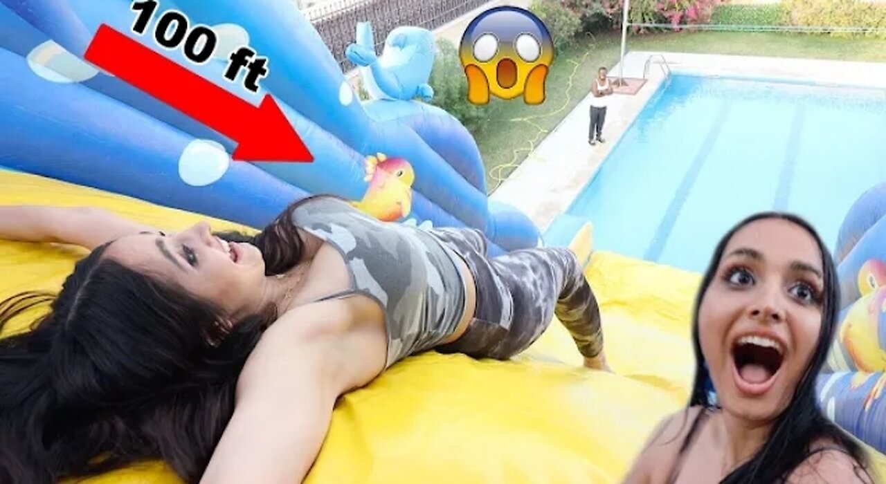 WE TURNED OUR BACKYARD INTO A WATER PARK!! *CRAZY