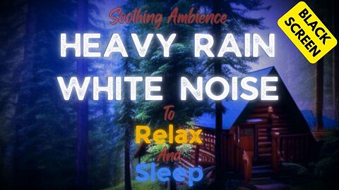 8 HOURS Rain Sounds to sleep INSTANTLY Soothing Thunderstorm Relaxation Nature White Noise Ambience