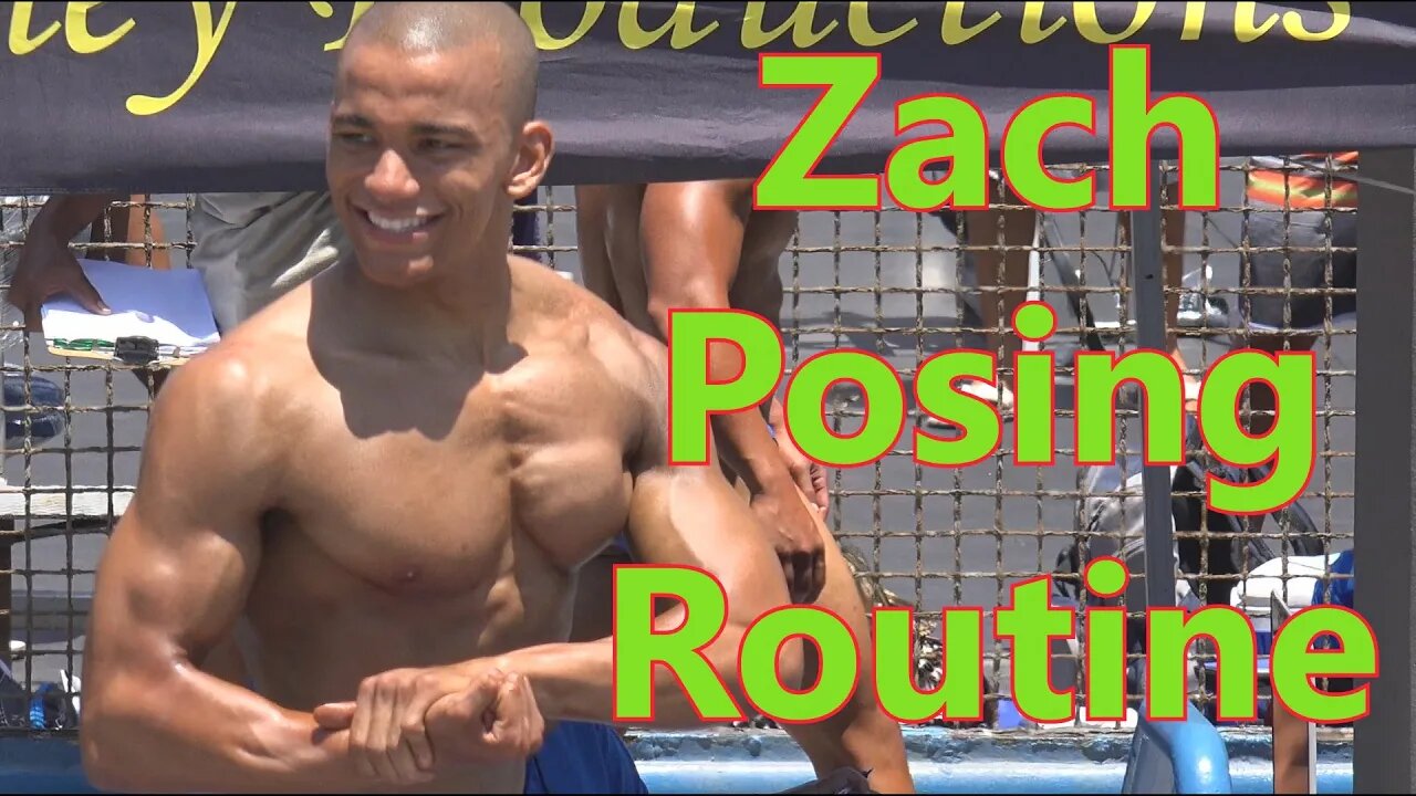 Teen Bodybuilder Zach Posing Routine #bodybuilding #fitness #workout