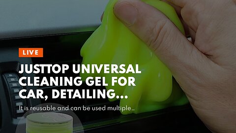 JUSTTOP Universal Cleaning Gel for Car, Detailing Putty Gel Detail Tools Car Interior Cleaner L...