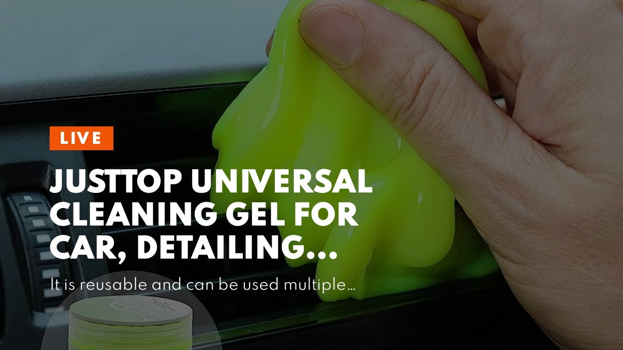JUSTTOP Universal Cleaning Gel for Car, Detailing Putty Gel Detail Tools Car Interior Cleaner L...