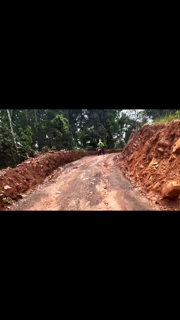 FLGC - Hiking up to front gate of Flora Growth cultivation facility
