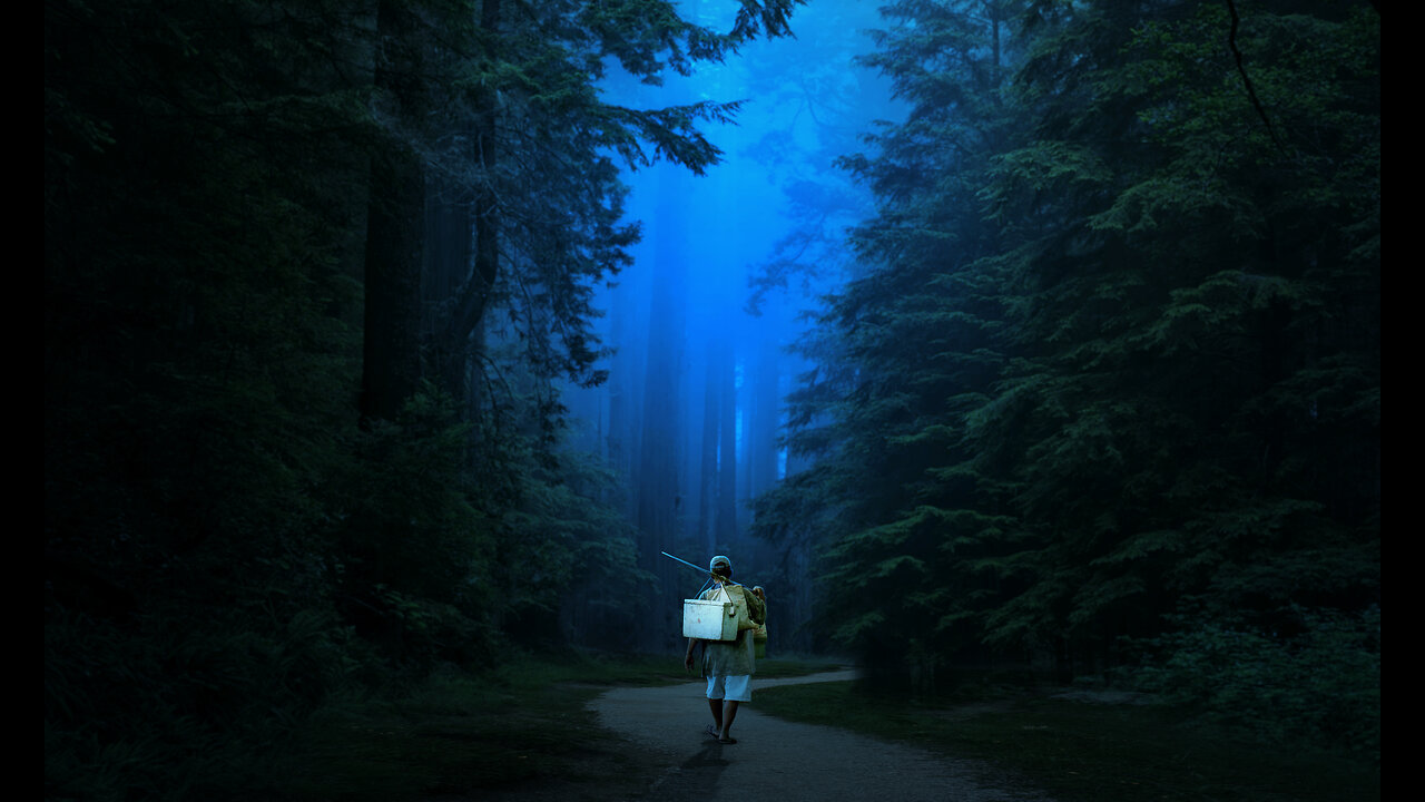 Men in Forest Photoshop Manipulation