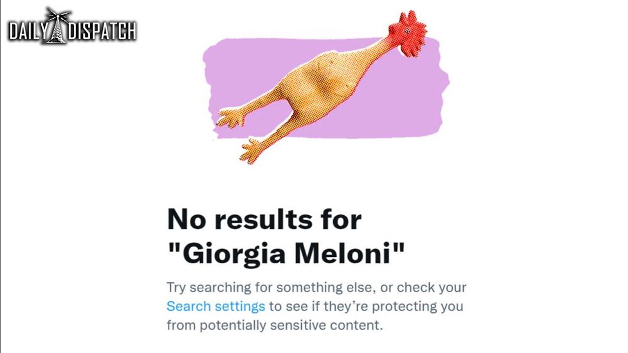 Big Tech Totally Censors Search Results For “Giorgia Meloni”
