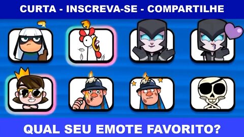 QUAL SEU EMOTE FAVORITO? PARTE 3