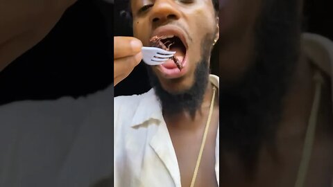 He Has Never Ate A Bug Before!