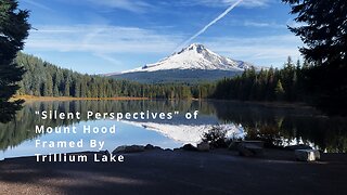 SILENT PERSPECTIVES (4K) of MAJESTIC Mount Hood Framed by SERENE & PRISTINE Trillium Lake! | Oregon