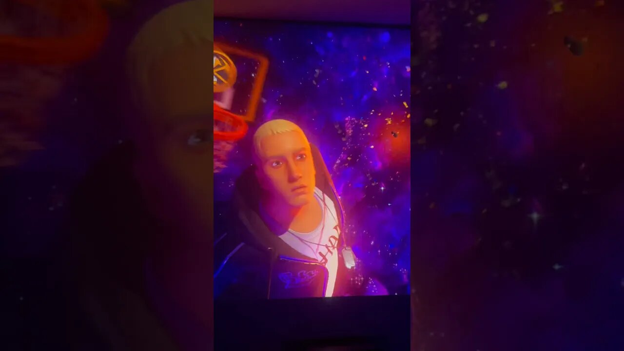 Eminem Flying through a Wormhole in Fortnite #pcgaming #fortnite #eminem