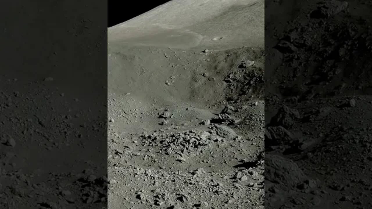 Som ET - 45 - Moon - Apollo 17 - Shorty Crater #Shorts