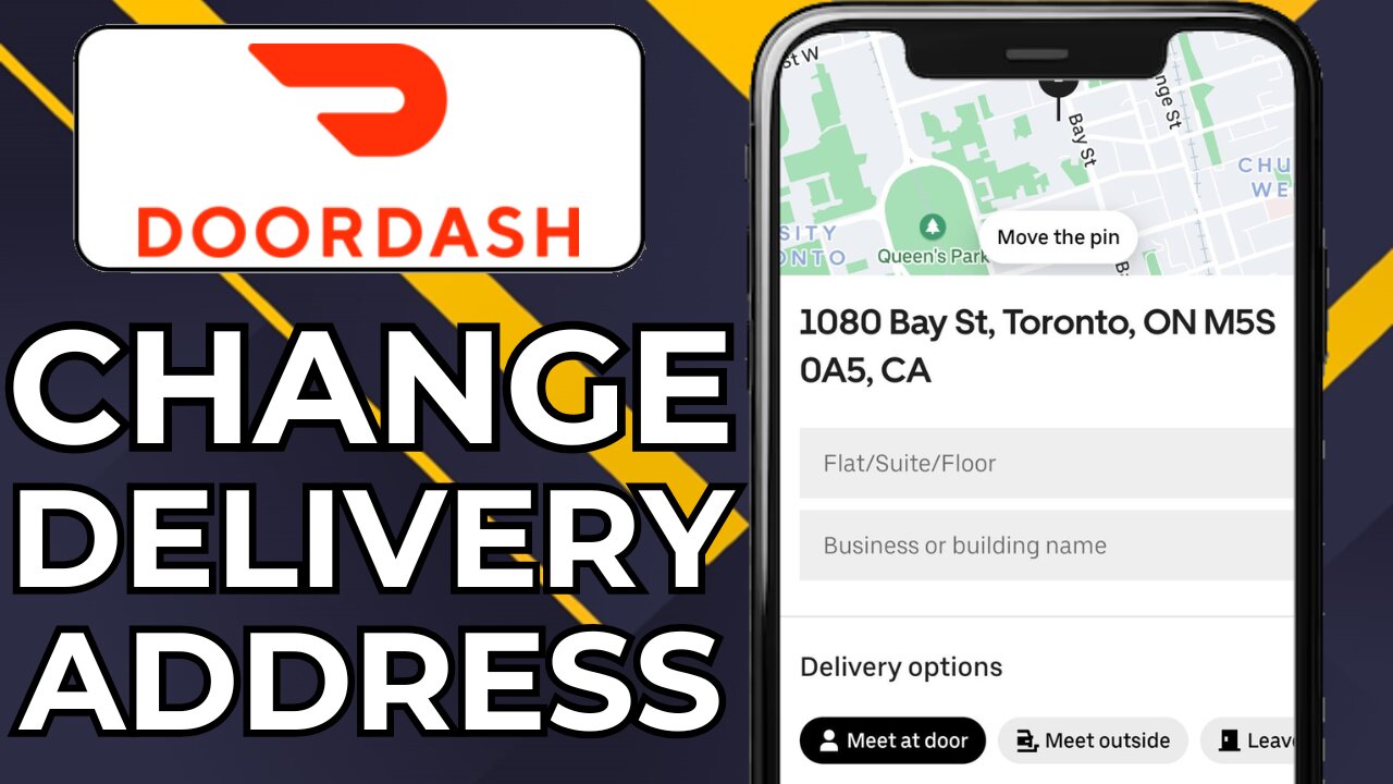 HOW TO CHANGE ADDRESS ON DOORDASH