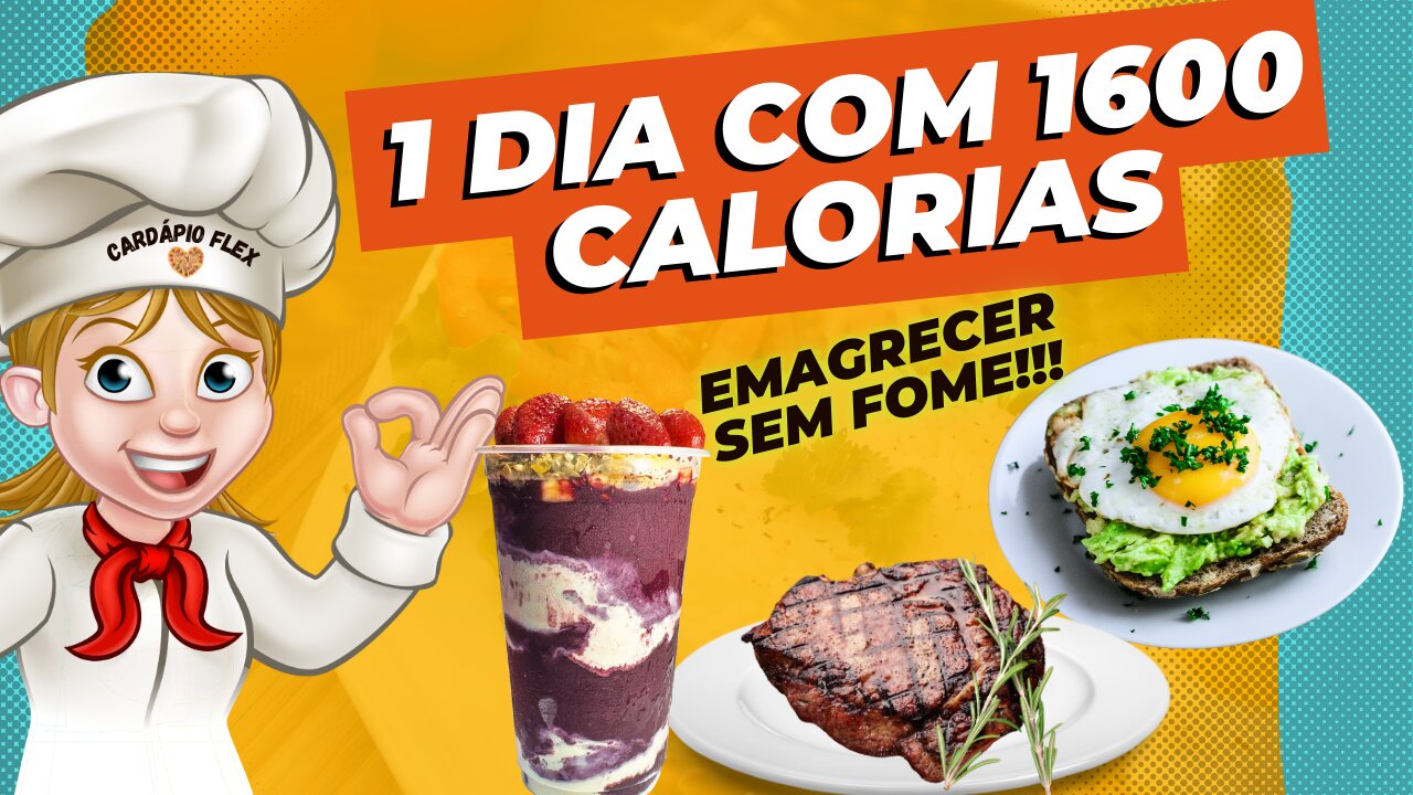 How to diet 1600 calories a day | Como fazer dieta de 1600 calorias no dia