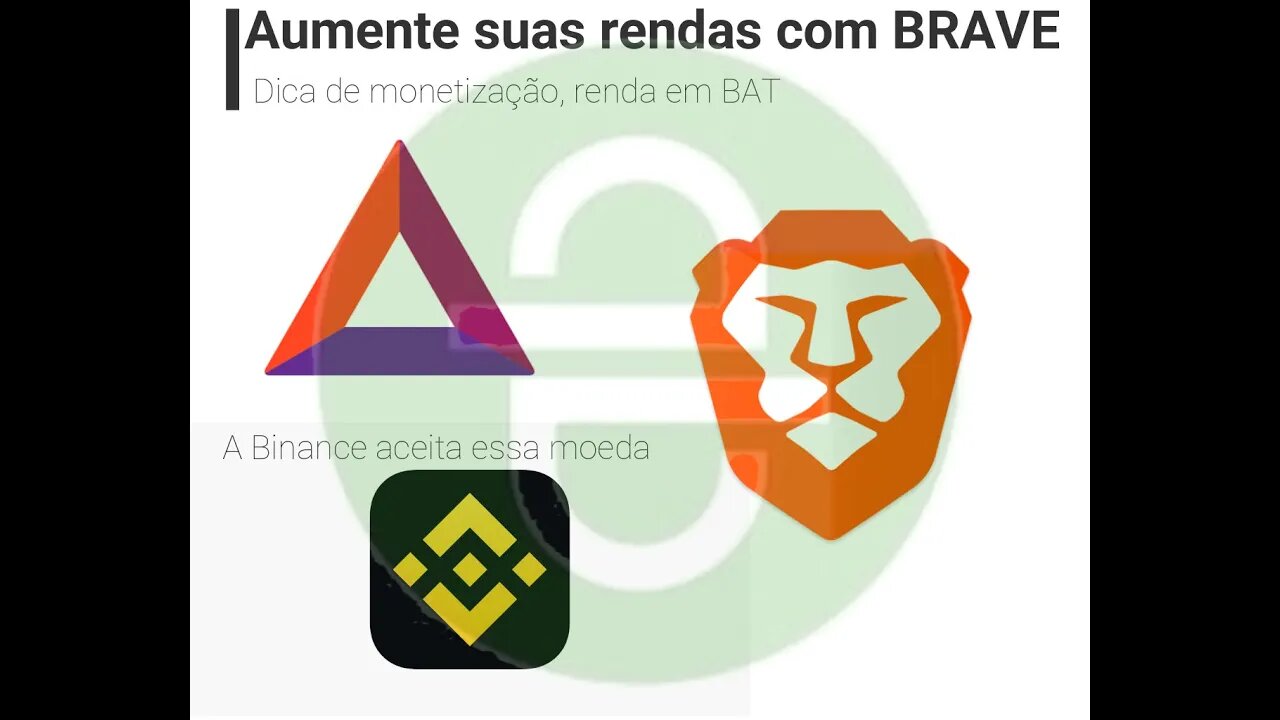 Dica - Monetizando Canal, Blog, Twitter, com BRAVE