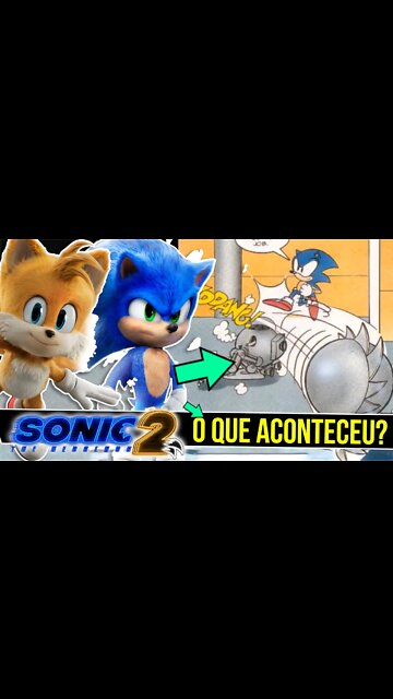 O que aconteceu no Final do Sonic 2 ?! | Quadrinhos do Sonic #shorts