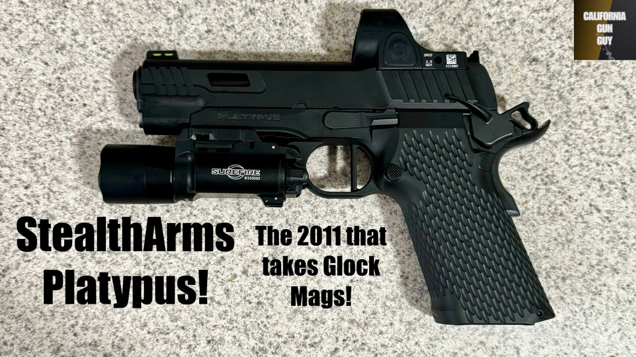 StealthArms Platypus: A 2011 that takes Glock Mags!