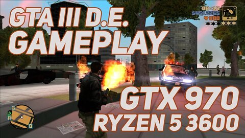 GTA III Definitive Edition: gameplay na GTX 970 e Ryzen 5 3600