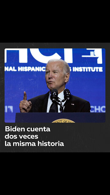 Biden repite la misma historia dos veces “casi palabra por palabra” en pocos minutos