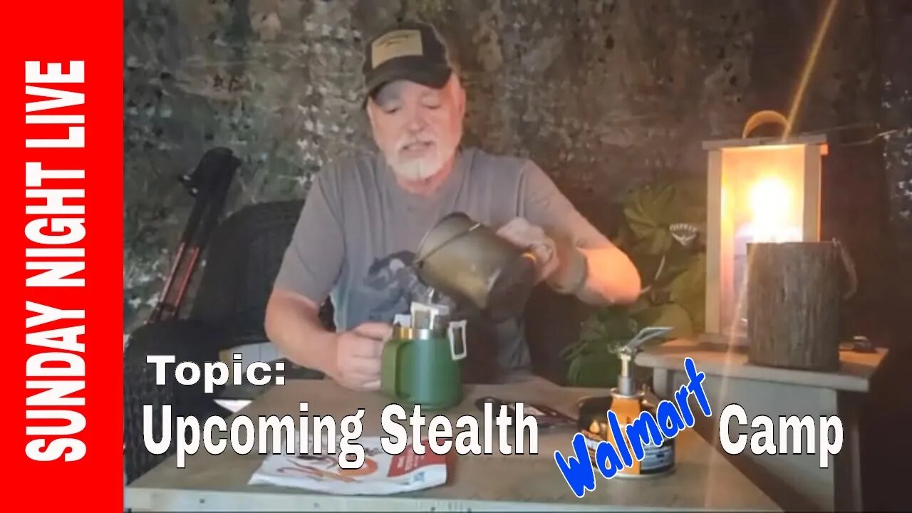 SUNDAY NIGHT LIVE 8PM EST - Talk about Walmart Stealth Camp Premiering Monday Night