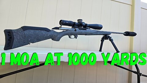 Ruger American Gen 2 in 308. 1 MOA at 1000 Yards