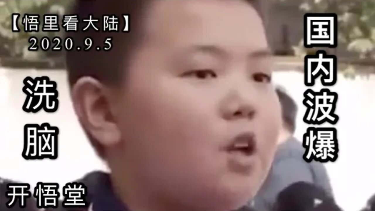 【悟里看大陆】2020 9 5国内波爆/开悟堂
