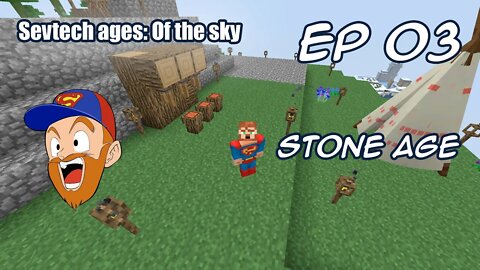 Minecraft Mod - Sevtech Ages of the Sky - E03 - Stone Age