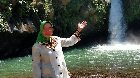 Riana Sari Arinal Promosikan Wisata Air Terjun Way Lalaan Tanggamus