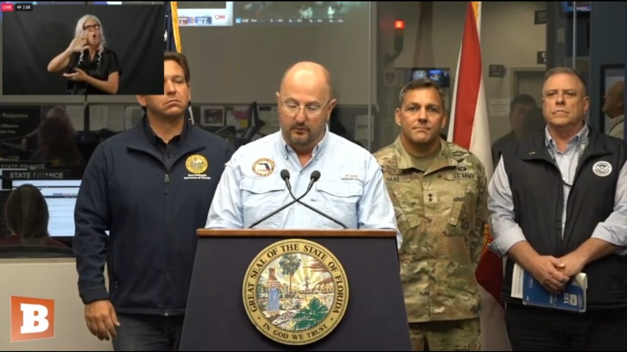 LIVE: Gov. Ron DeSantis Holding Briefing on Tropical Storm Nicole...