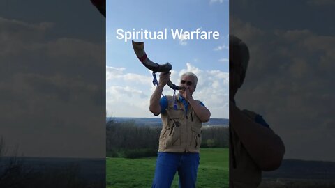 The Shofar blown in spiritual warfare