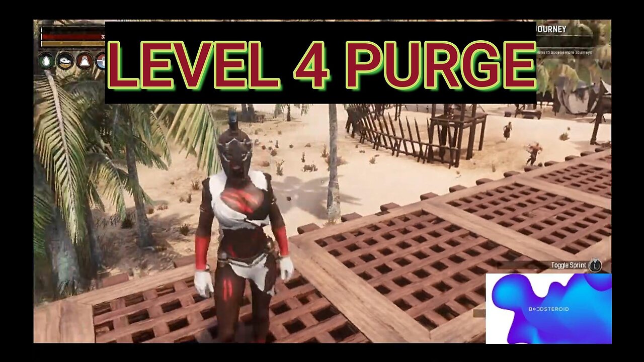 Conan Exiles calling in the level 4 purge Busty boobs #Boosteroid #conanexiles