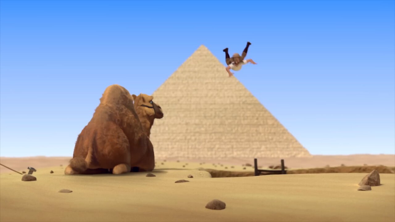 The Egyptian pyramids funny animated short film (full hd)