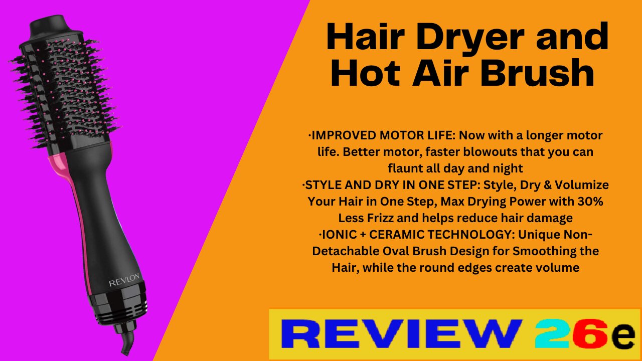 Hair Dryer and Hot Air Brush