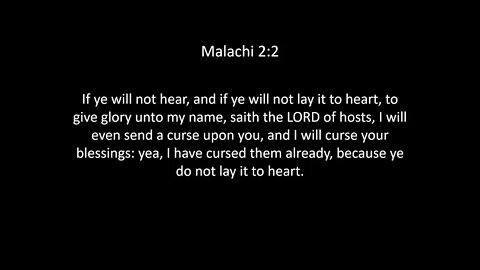 Malachi Chapter 2