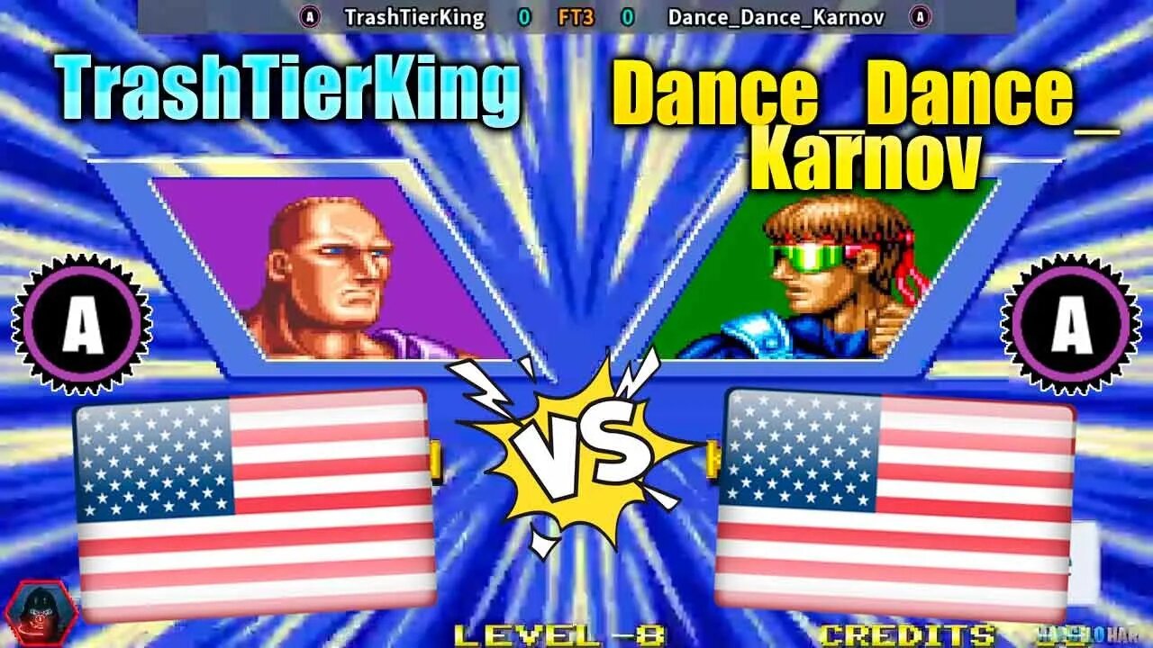 Windjammers (TrashTierKing Vs. Dance_Dance_Karnov) [U.S.A. Vs. U.S.A.]