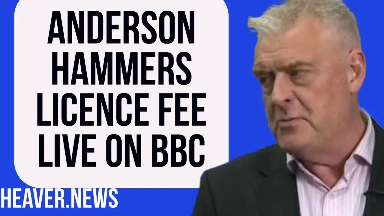 Lee Anderson DESTROYS Licence Fee Live On BBC